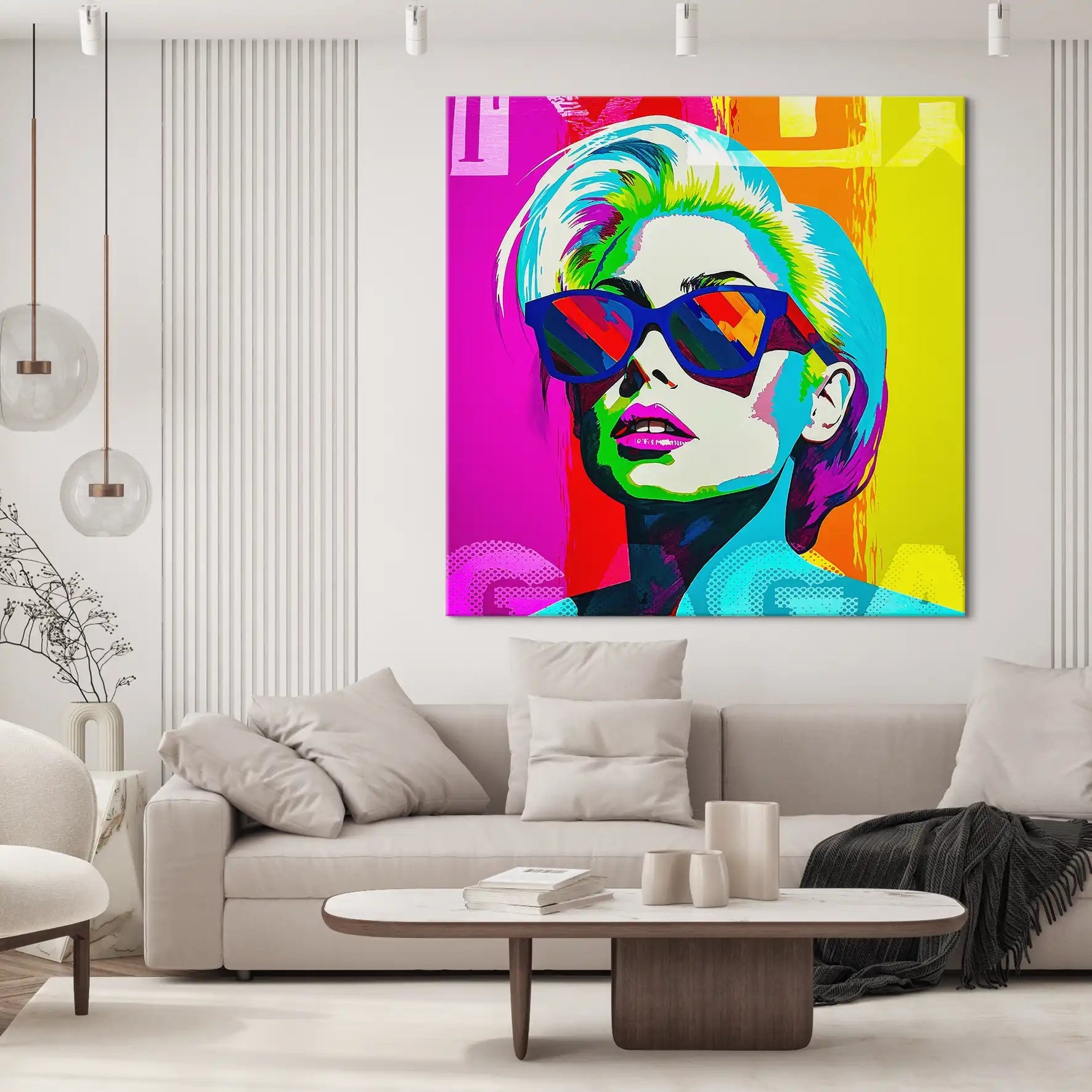 Lady G. Pop Art Leinwand Bild INGALERIE