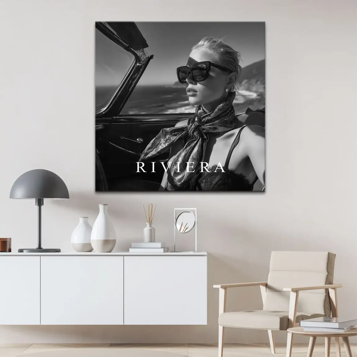 Riviera Leinwand Bild