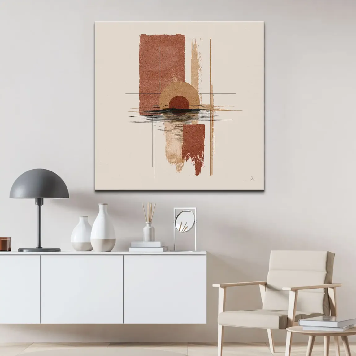 Desert Balance Leinwand Bild