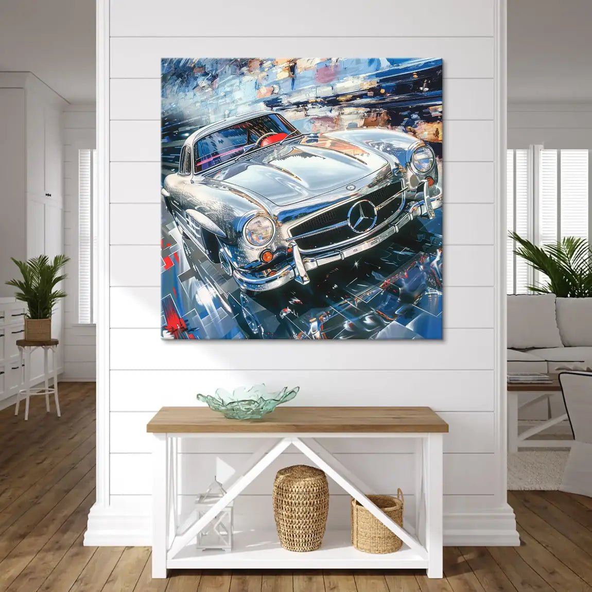 Mercedes 300 SL Leinwand Bild INGALERIE