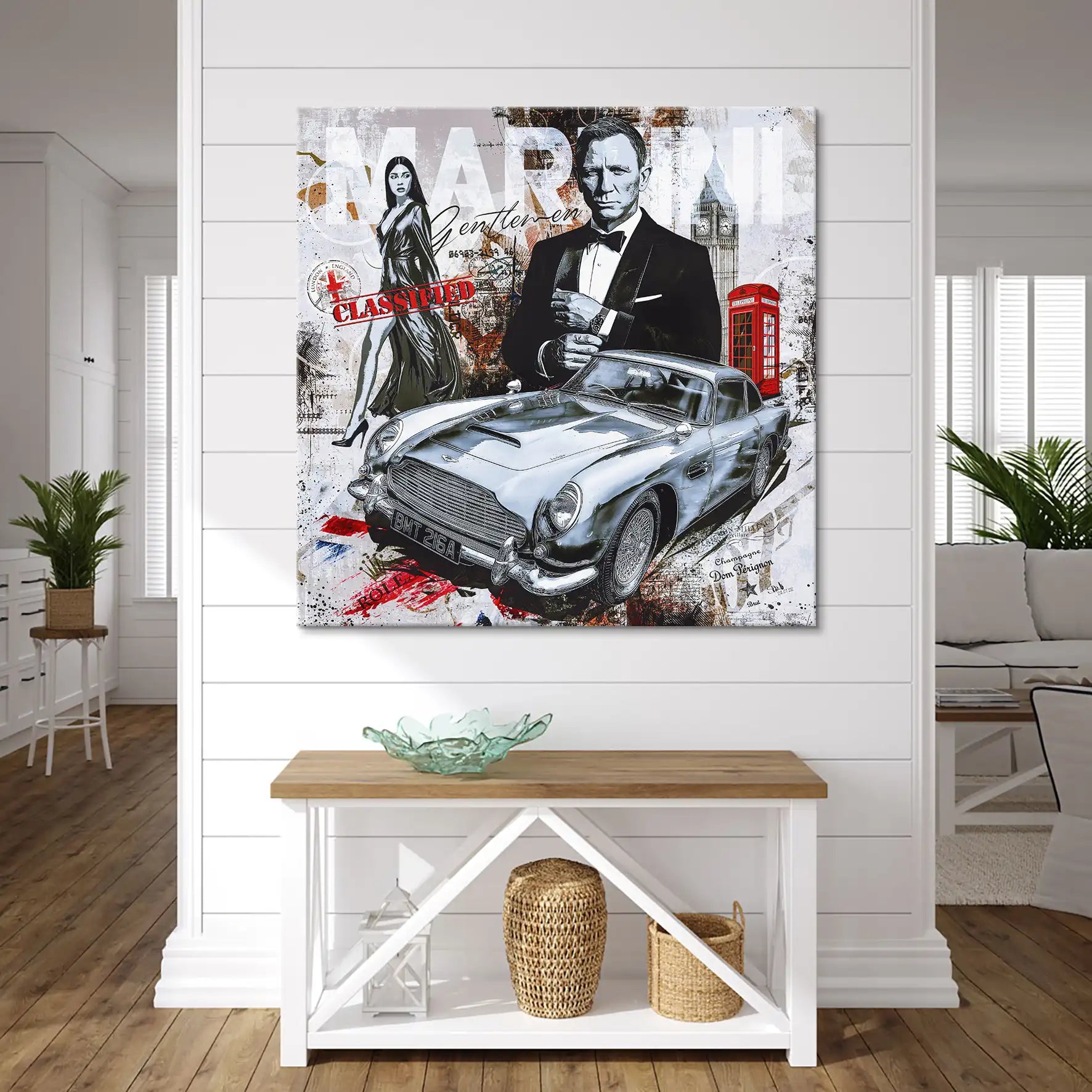 James Bond Martini Style Leinwand Bild INGALERIE