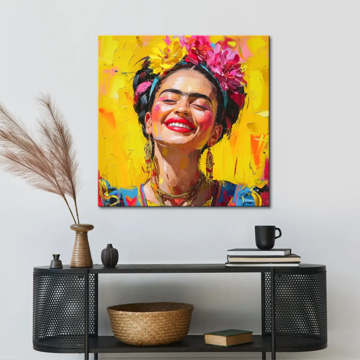 Frida Viva Leinwand Bild