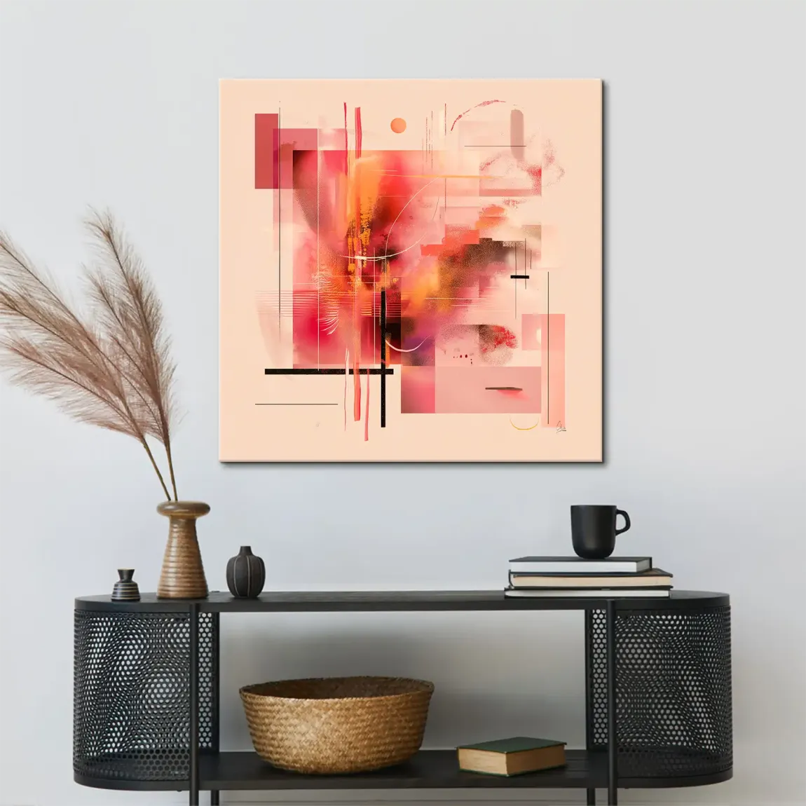 Infinite Glow Leinwand Bild