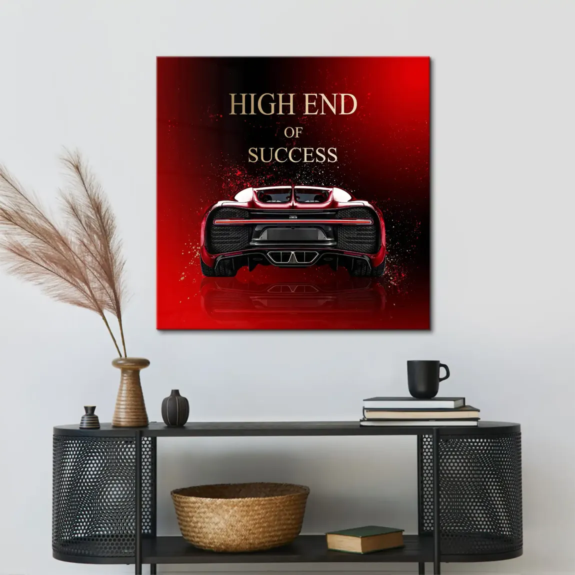 Red Empire Bugatti Leinwand Bild