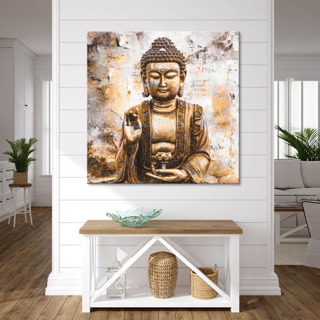 Buddha Abstrakt Leinwand Bild INGALERIE