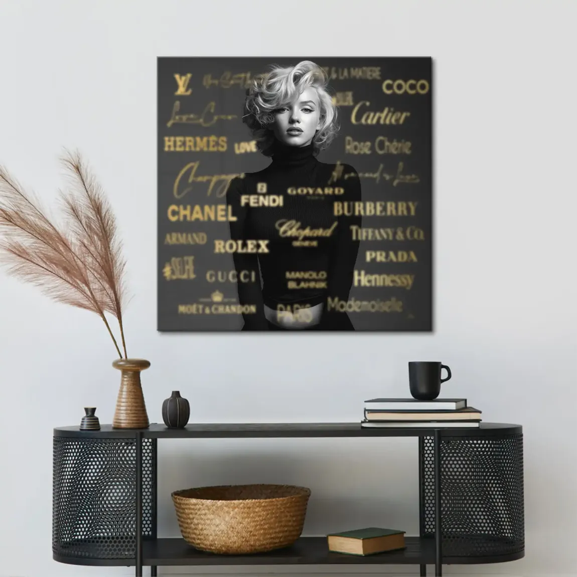 Marilyn Monroe Luxury Leinwand Bild