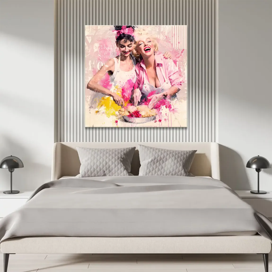 Audrey Marilyn Joy Leinwand Bild