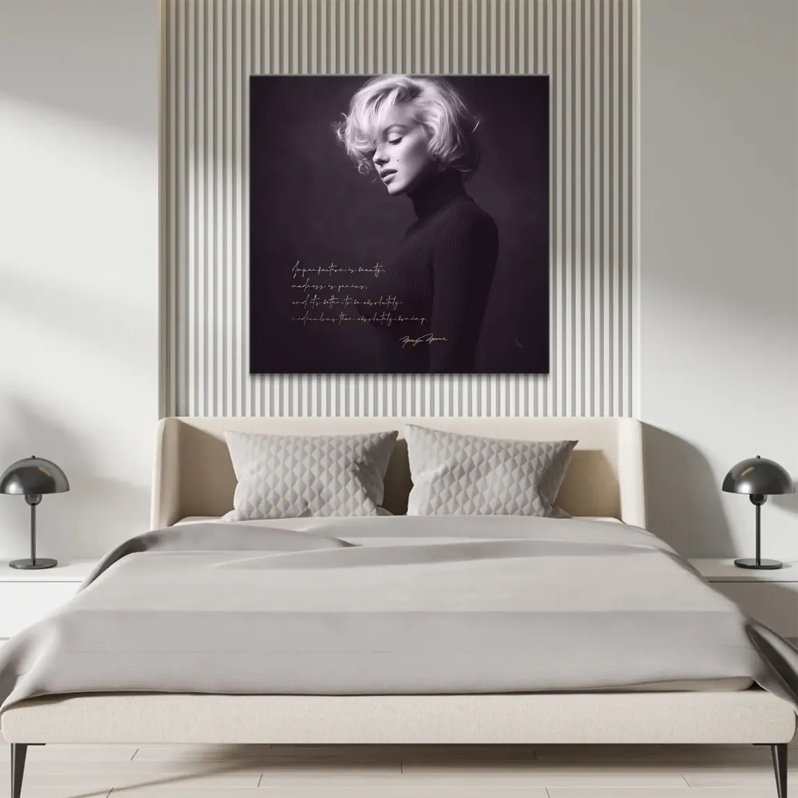 Marilyn Monroe Diva Leinwand Bild