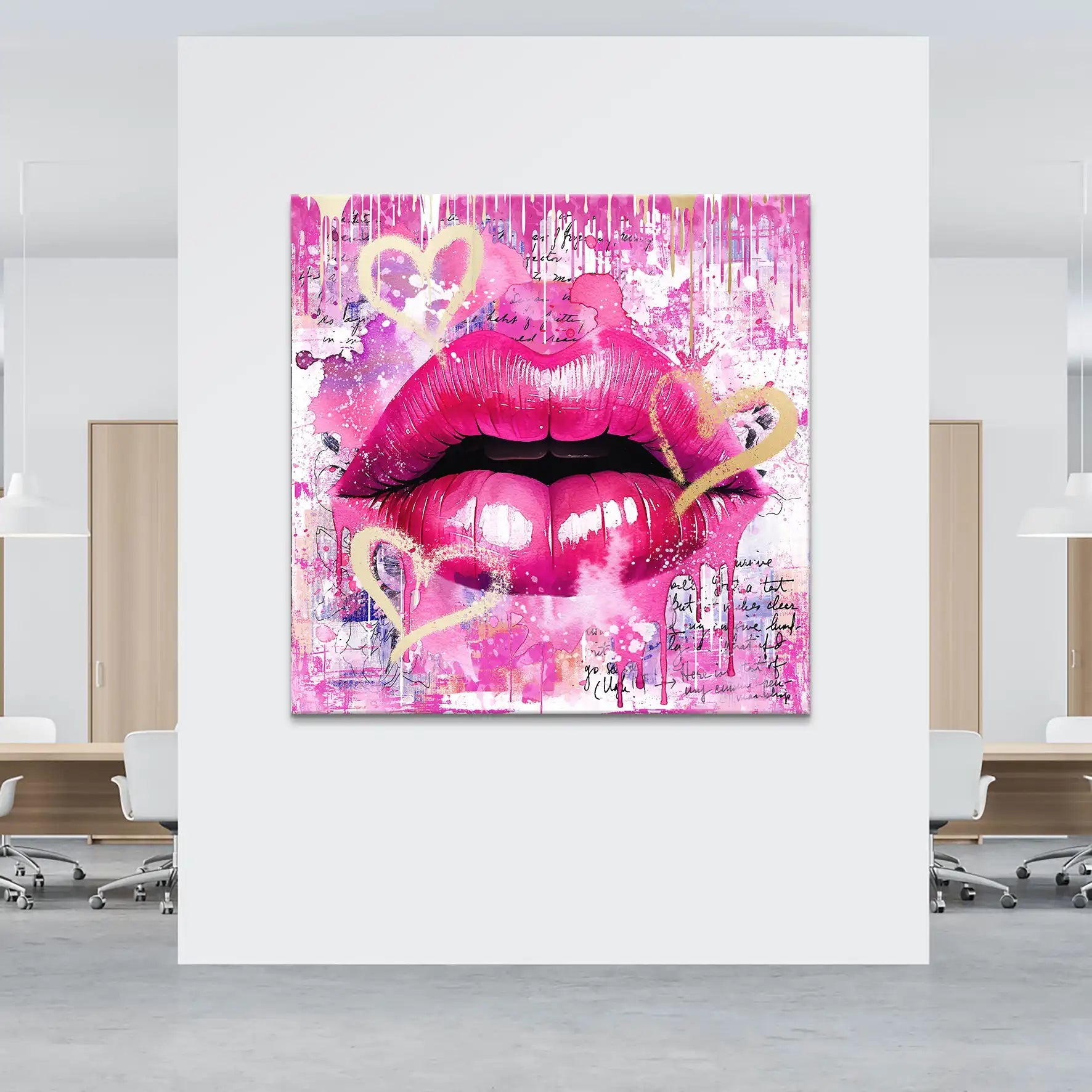 Sweet Lips Leinwand Bild INGALERIE