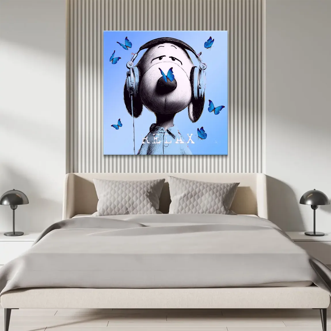 Snoopy Relax Leinwand Bild