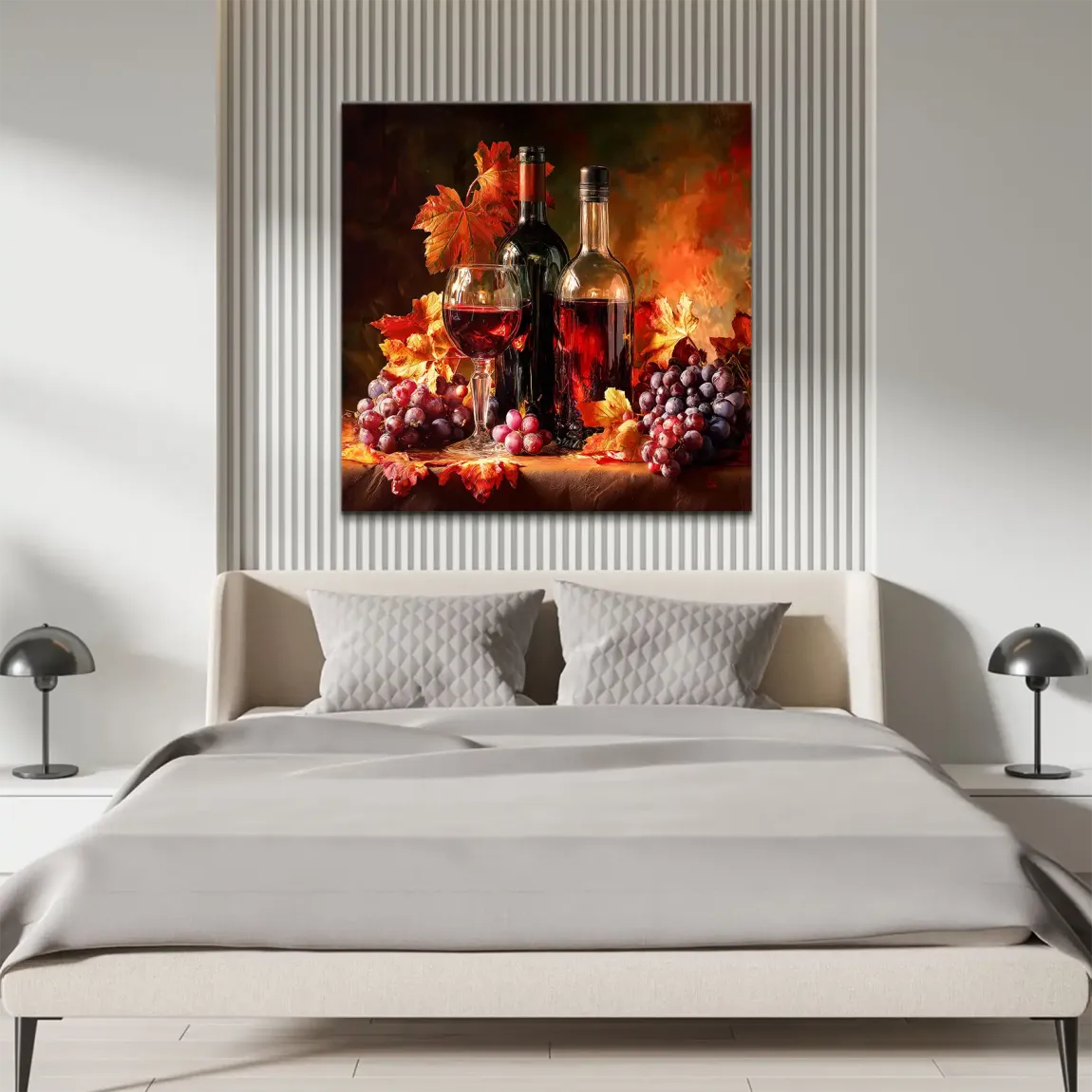 Edle Weinlese Leinwand Bild