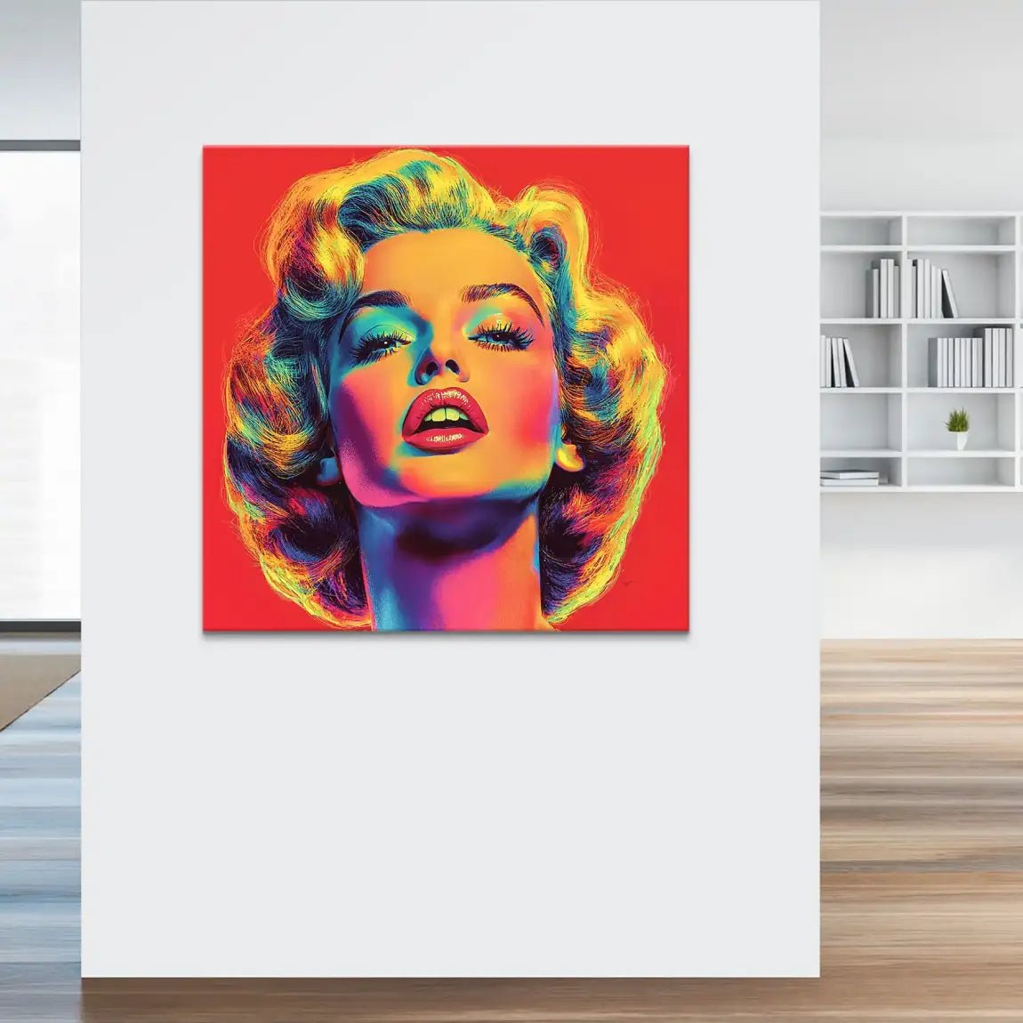 Marilyn Monroe Pop Art Style Leinwand Bild INGALERIE