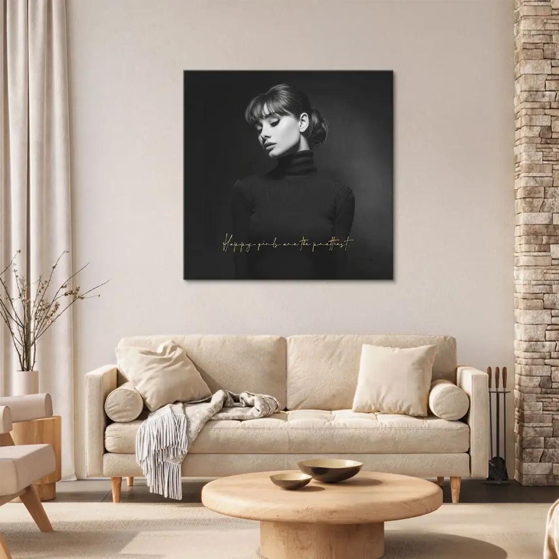 Audrey Hepburn Pretty Leinwand Bild