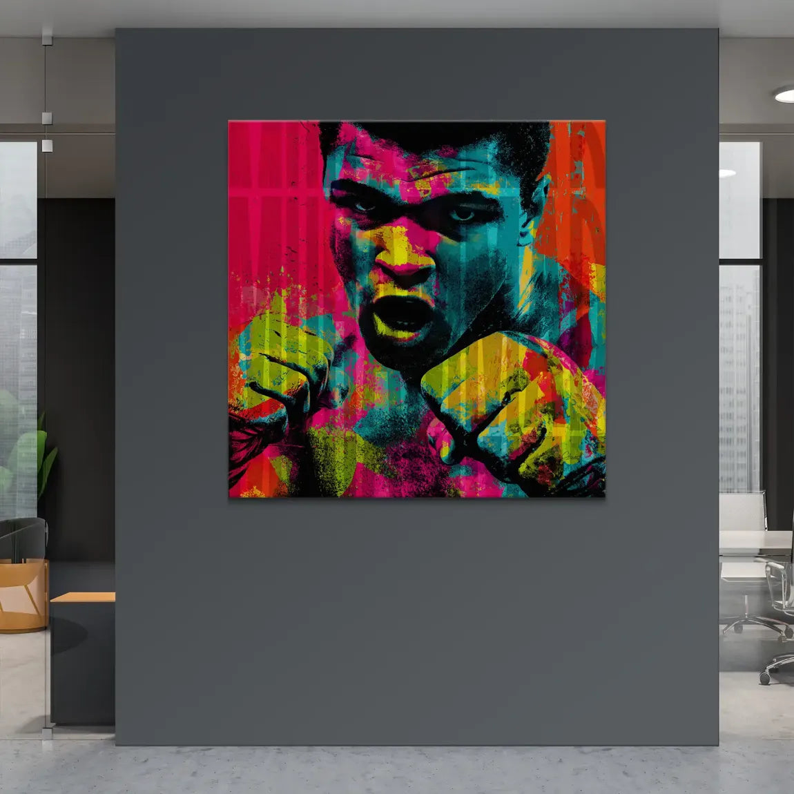 Muhammad Ali The Greatest in Color Leinwand Bild INGALERIE