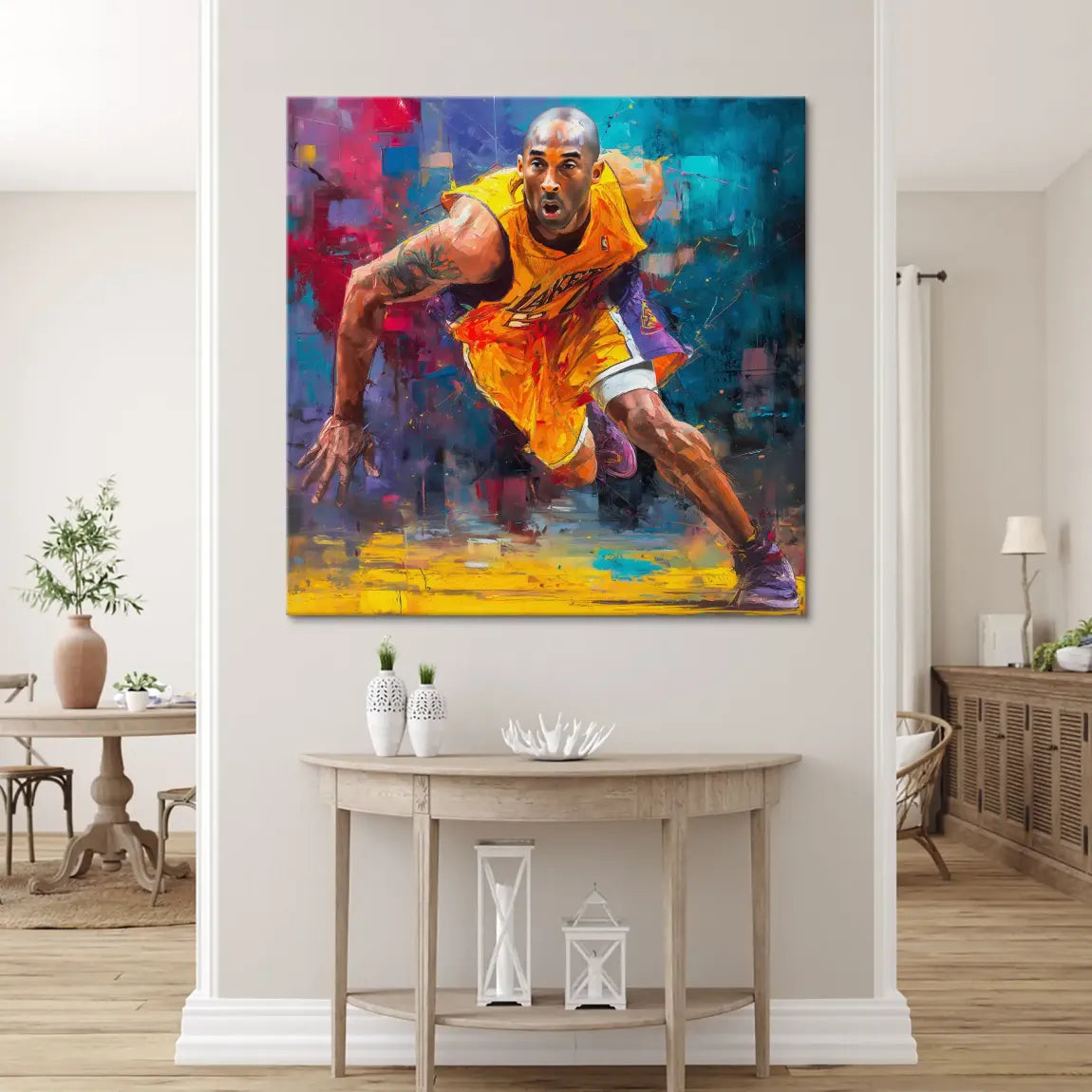 Kobe In Action Leinwand Bild INGALERIE
