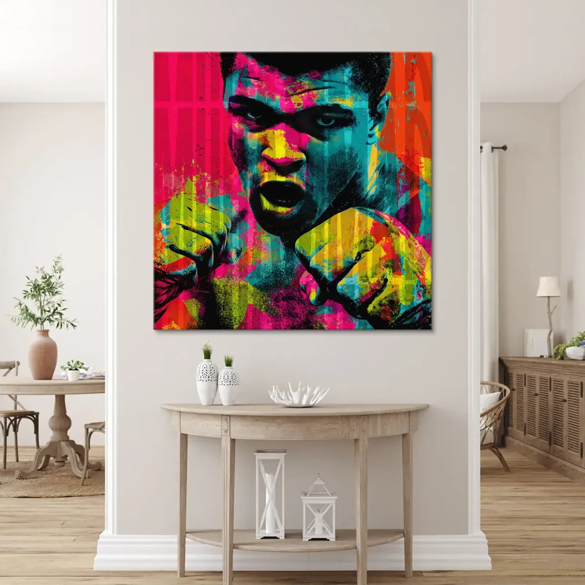 Muhammad Ali The Greatest in Color Leinwand Bild INGALERIE