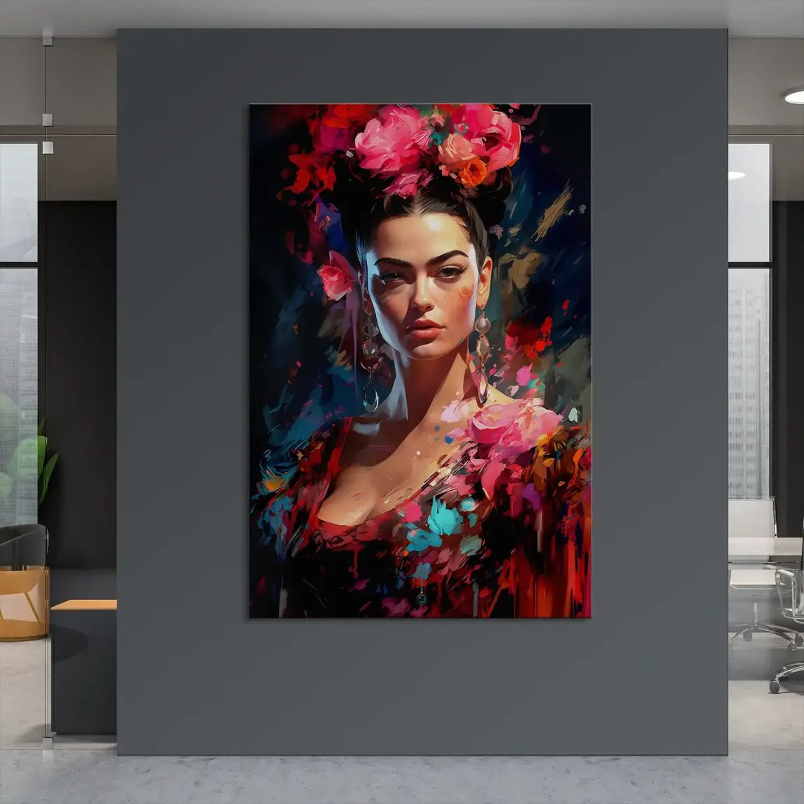 Frida Modern Style Leinwand Bild INGALERIE