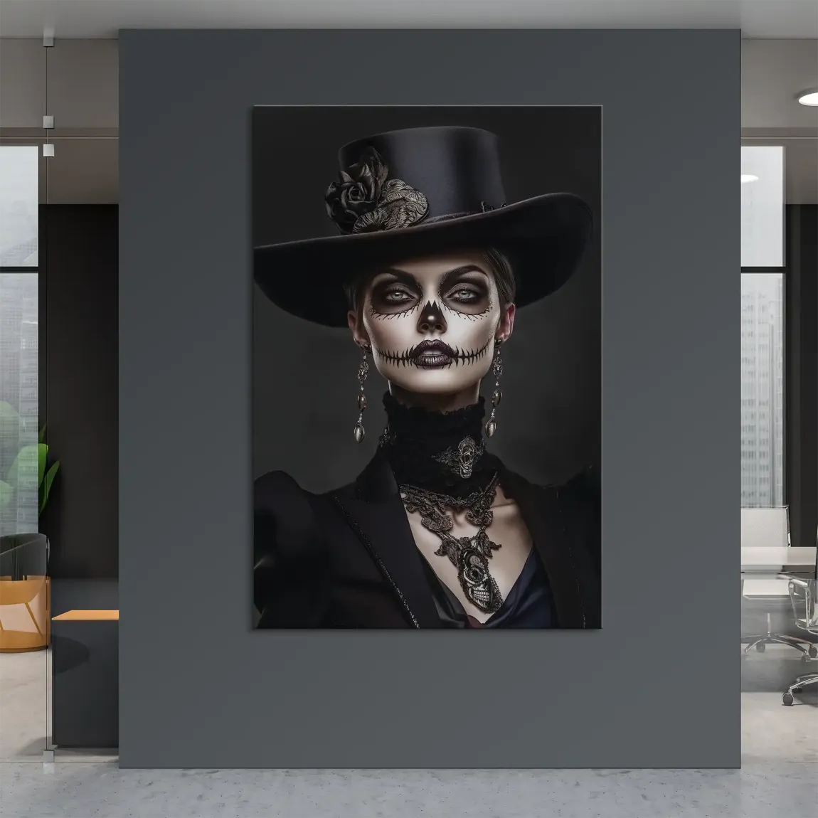 Lady der Schatten Leinwand Bild INGALERIE