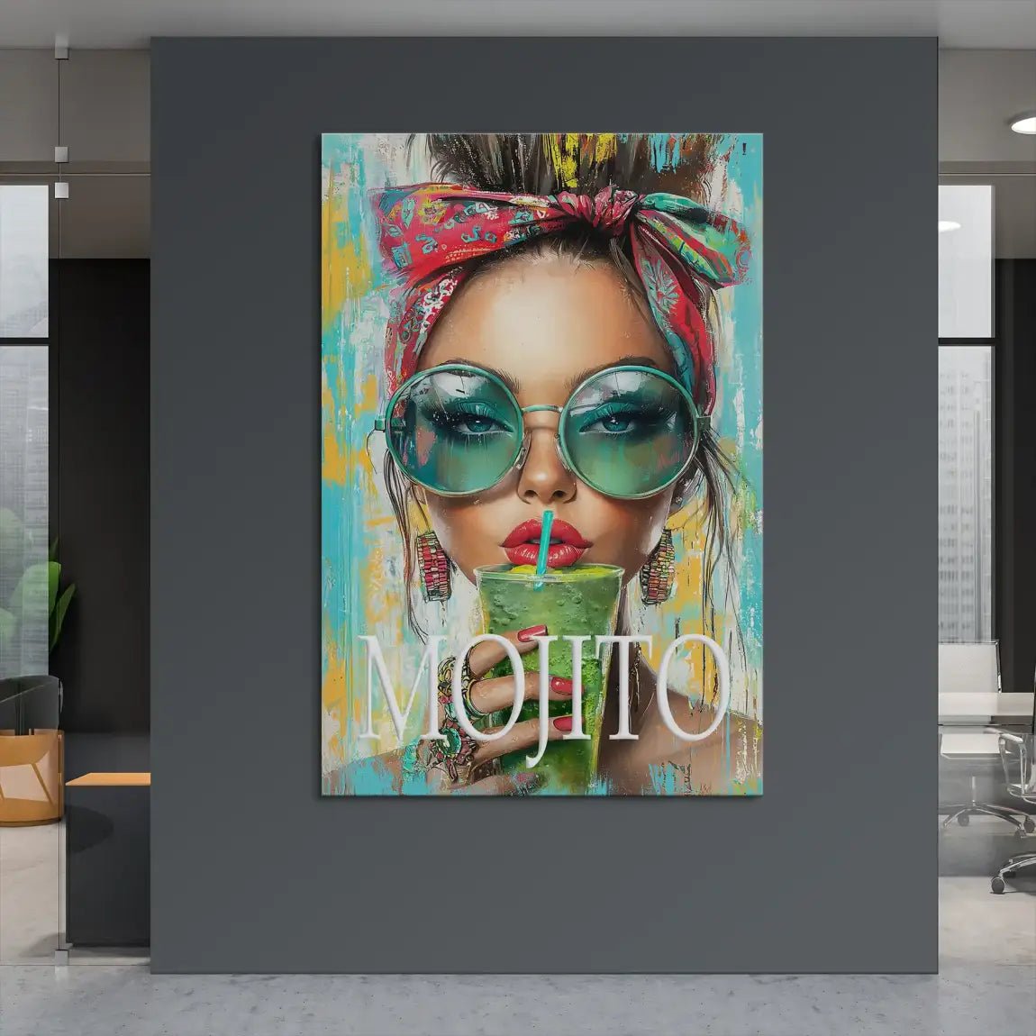 Beauty Mojito Leinwand Bild INGALERIE