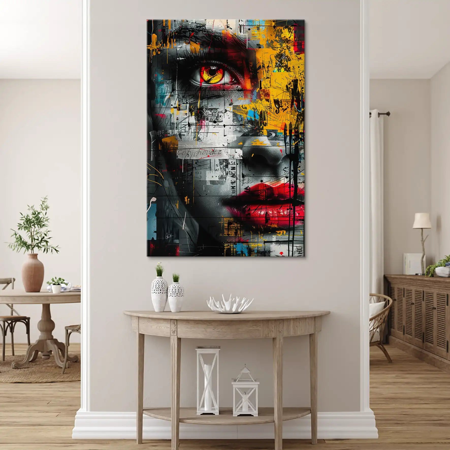 Abstrakt Art Beauty Leinwand Bild INGALERIE