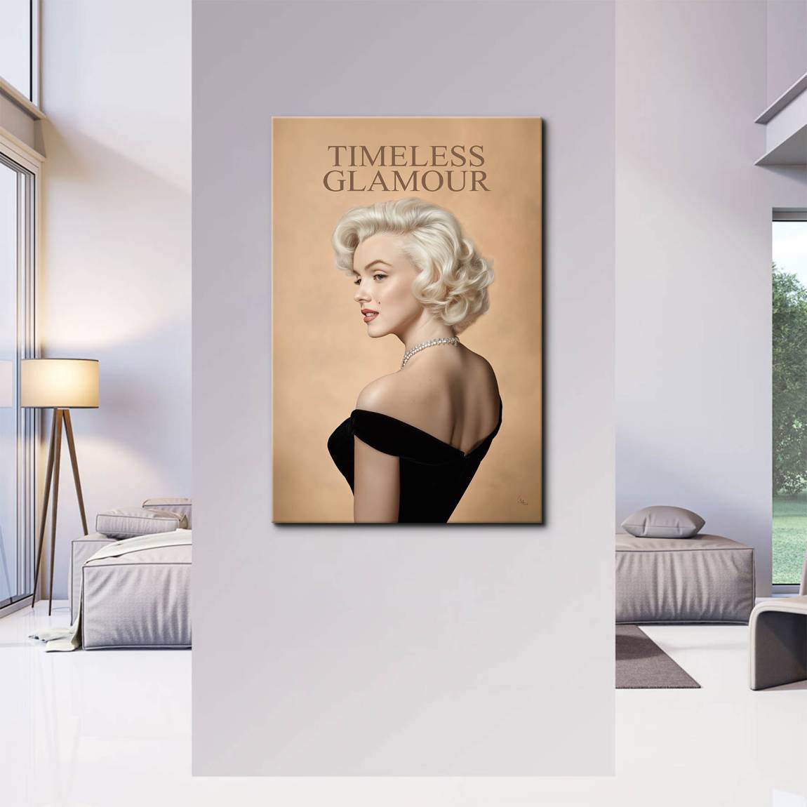 Marilyn Monroe Zeitlos Leinwand Bild
