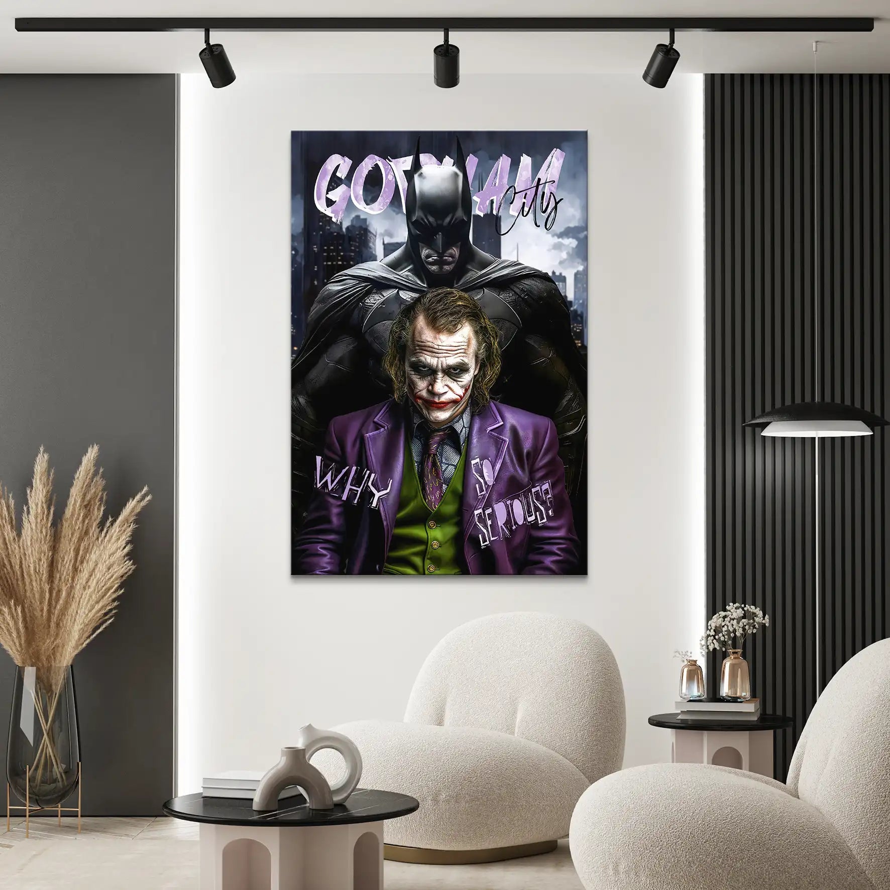 Batman Joker Leinwand Bild INGALERIE