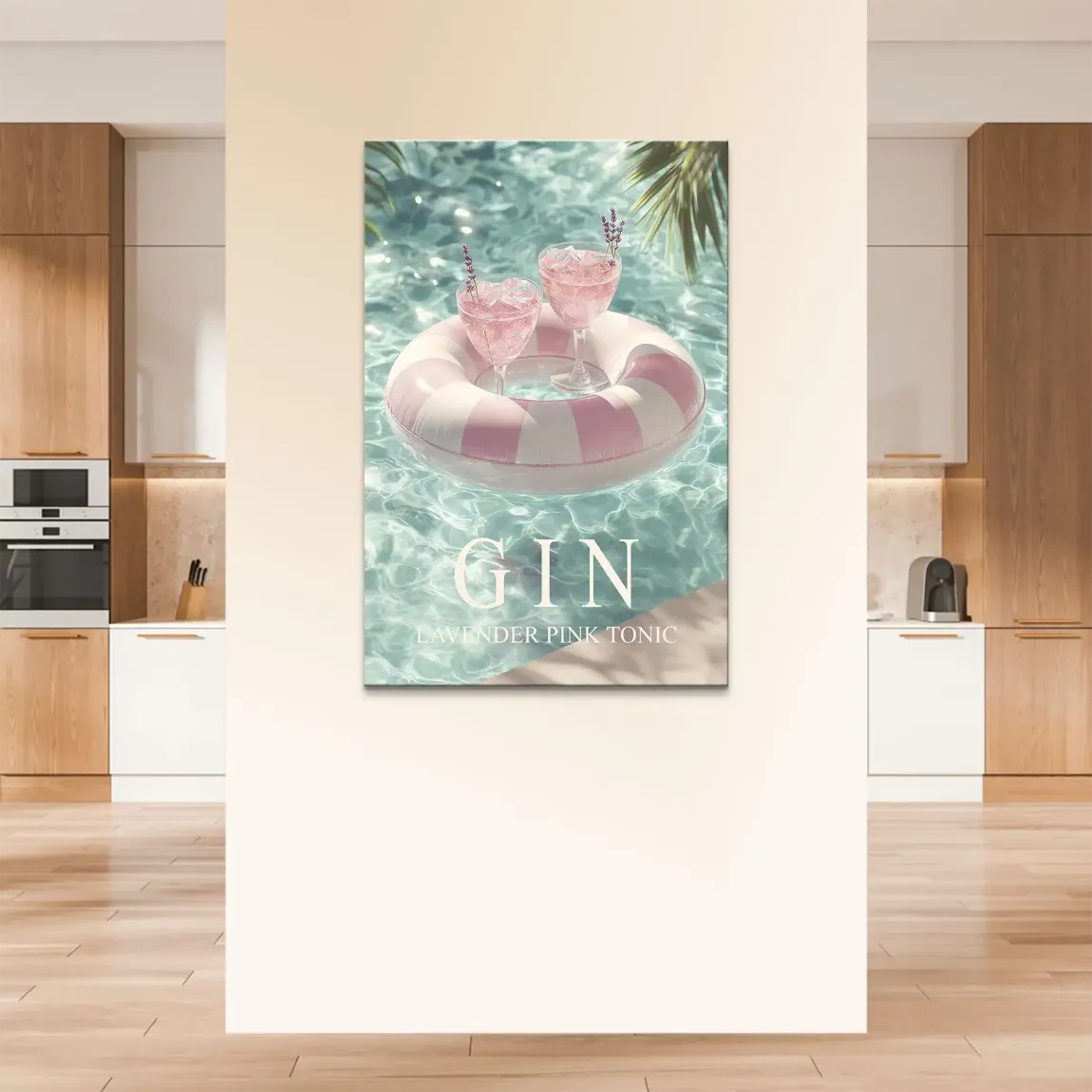 Gin Lavender Dream Leinwand Bild