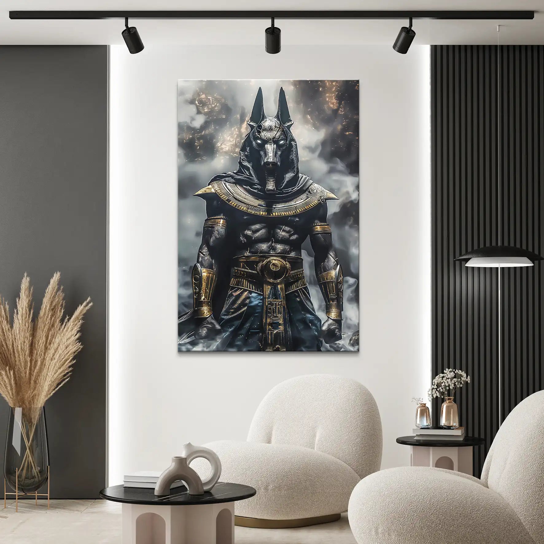 Anubis Dark Leinwand Bild INGALERIE