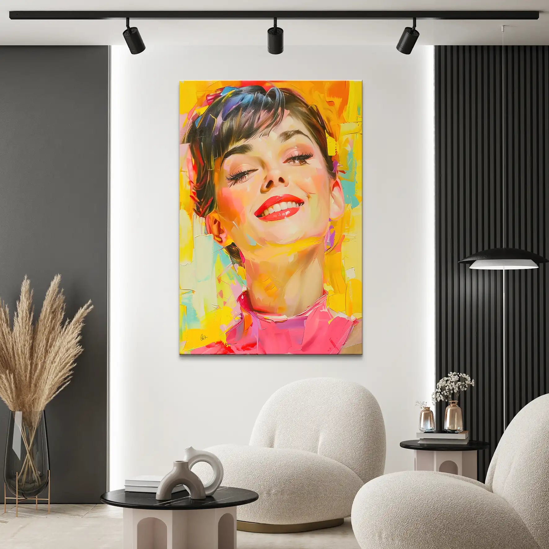 Audrey Modern Art Leinwand Bild INGALERIE