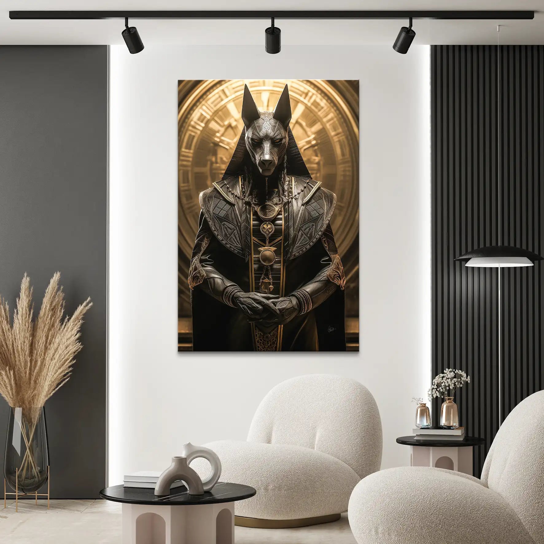 Anubis Mystik Leinwand Bild INGALERIE