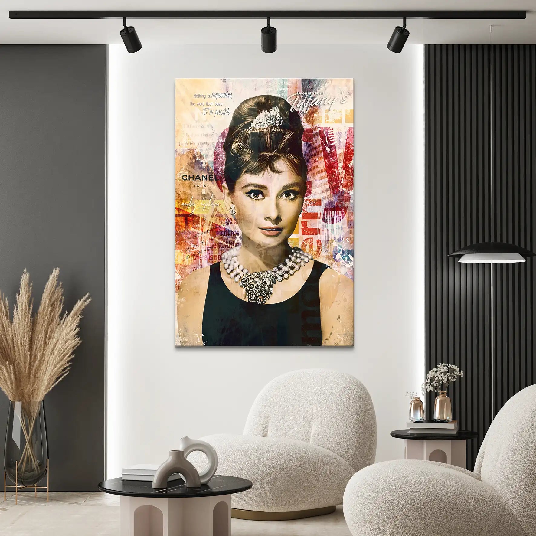 Audrey Glamour Art Leinwand Bild INGALERIE