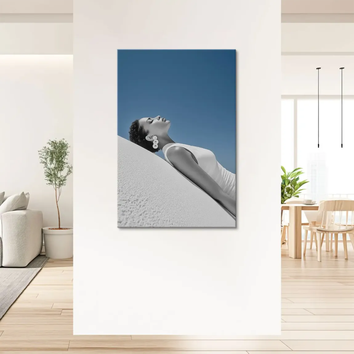 Sun Girl Leinwand Bild