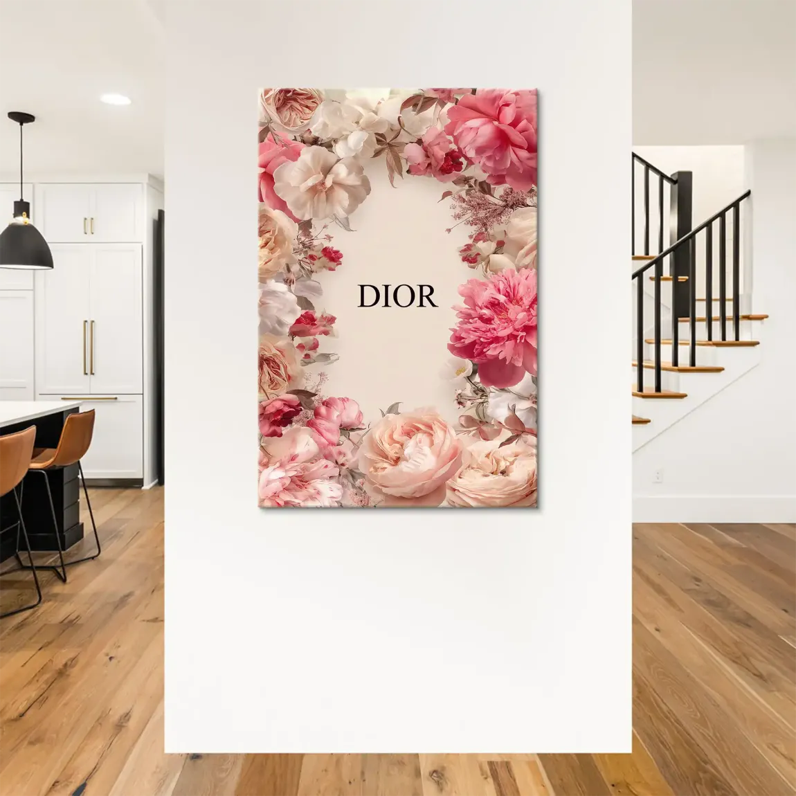 Floral Couture Leinwand Bild - INGALERIE | Dein Onlineshop für moderne Wandbilder