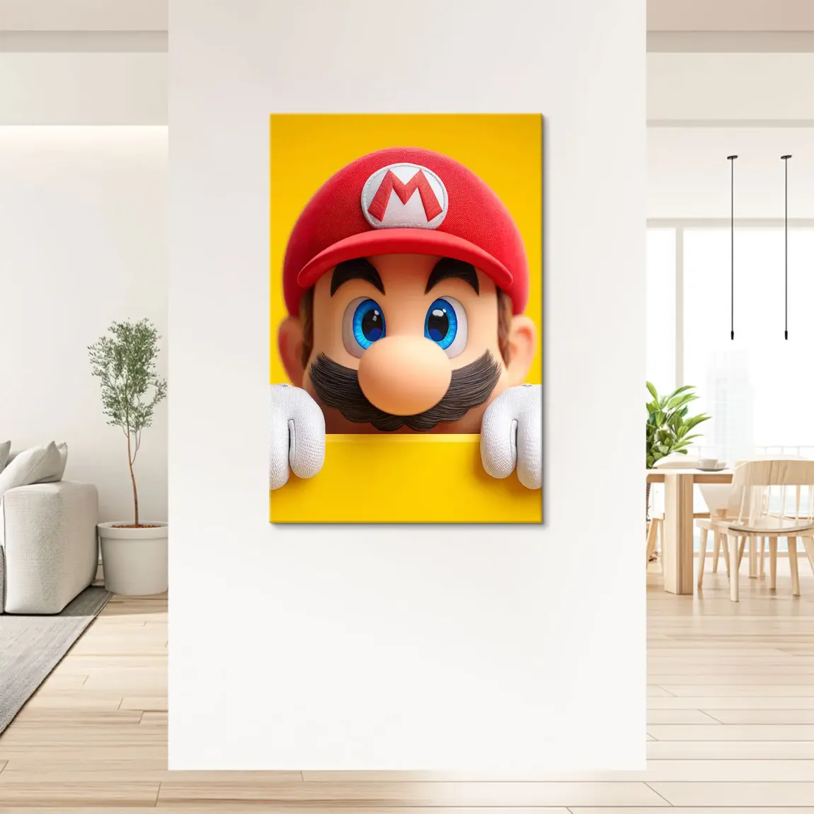 Mario Ikone Leinwand Bild