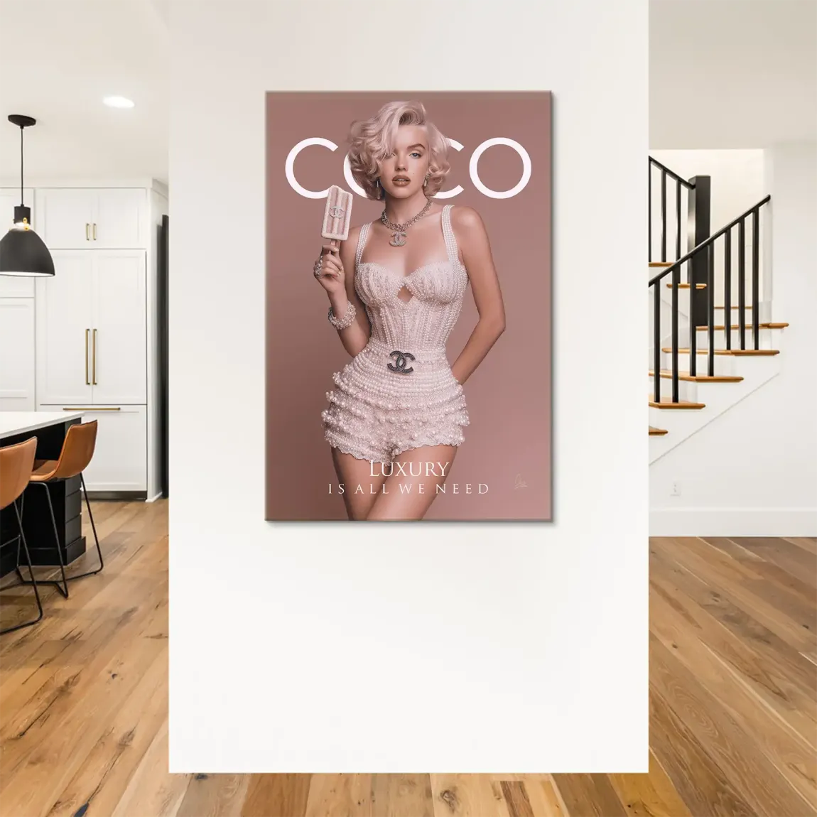 Coco Elegance Leinwand Bild
