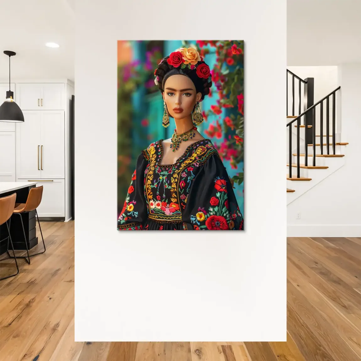 Frida Barbie Leinwand Bild