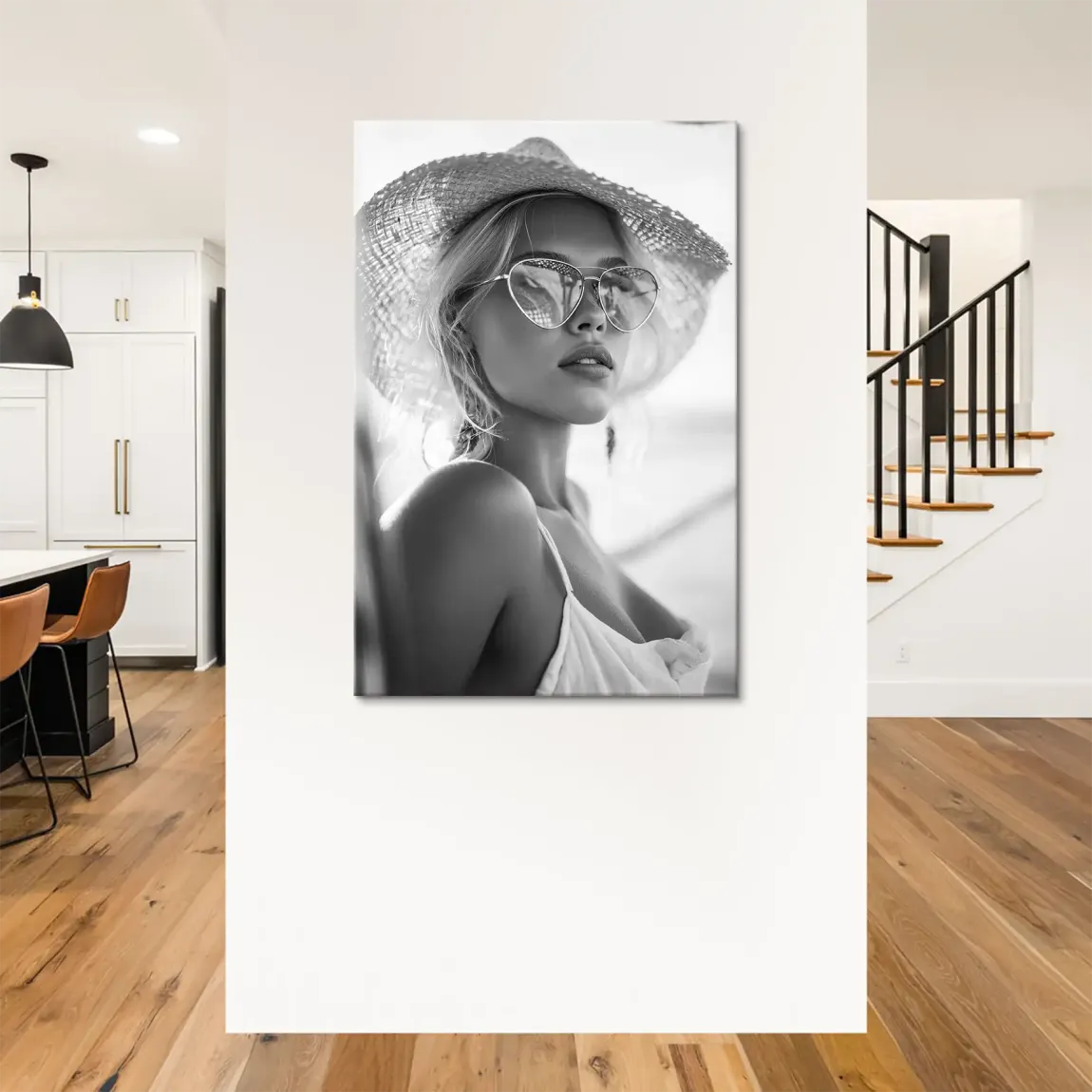 Summer Glam Noir Leinwand Bild