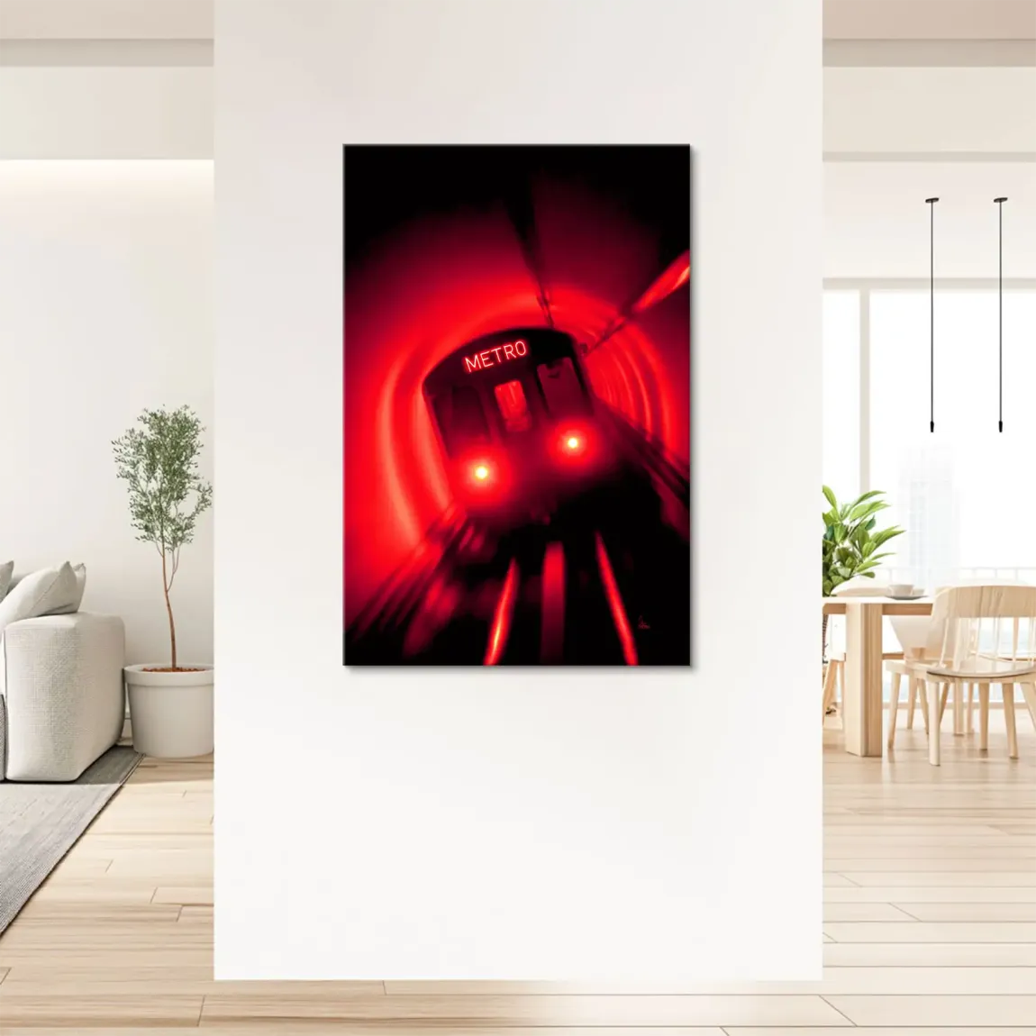 Metro Art Leinwand Bild