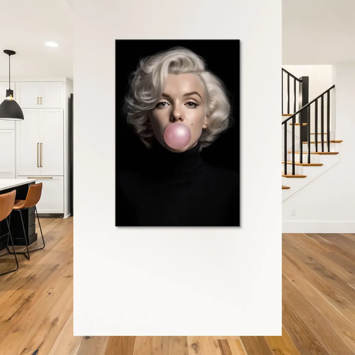Marilyn Bubble Glamour Leinwand Bild