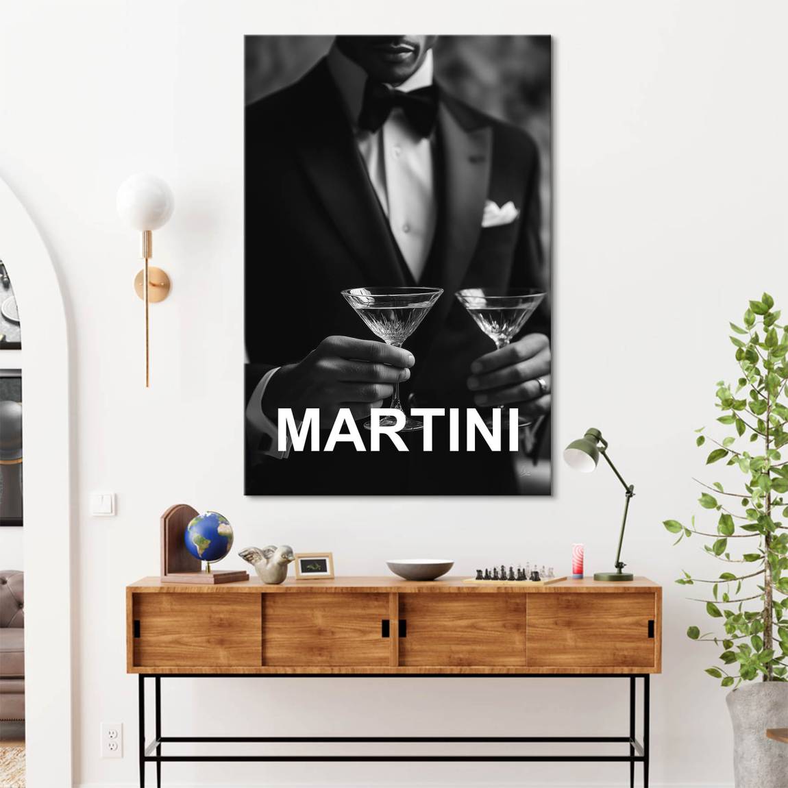 Martini Moment Leinwand Bild