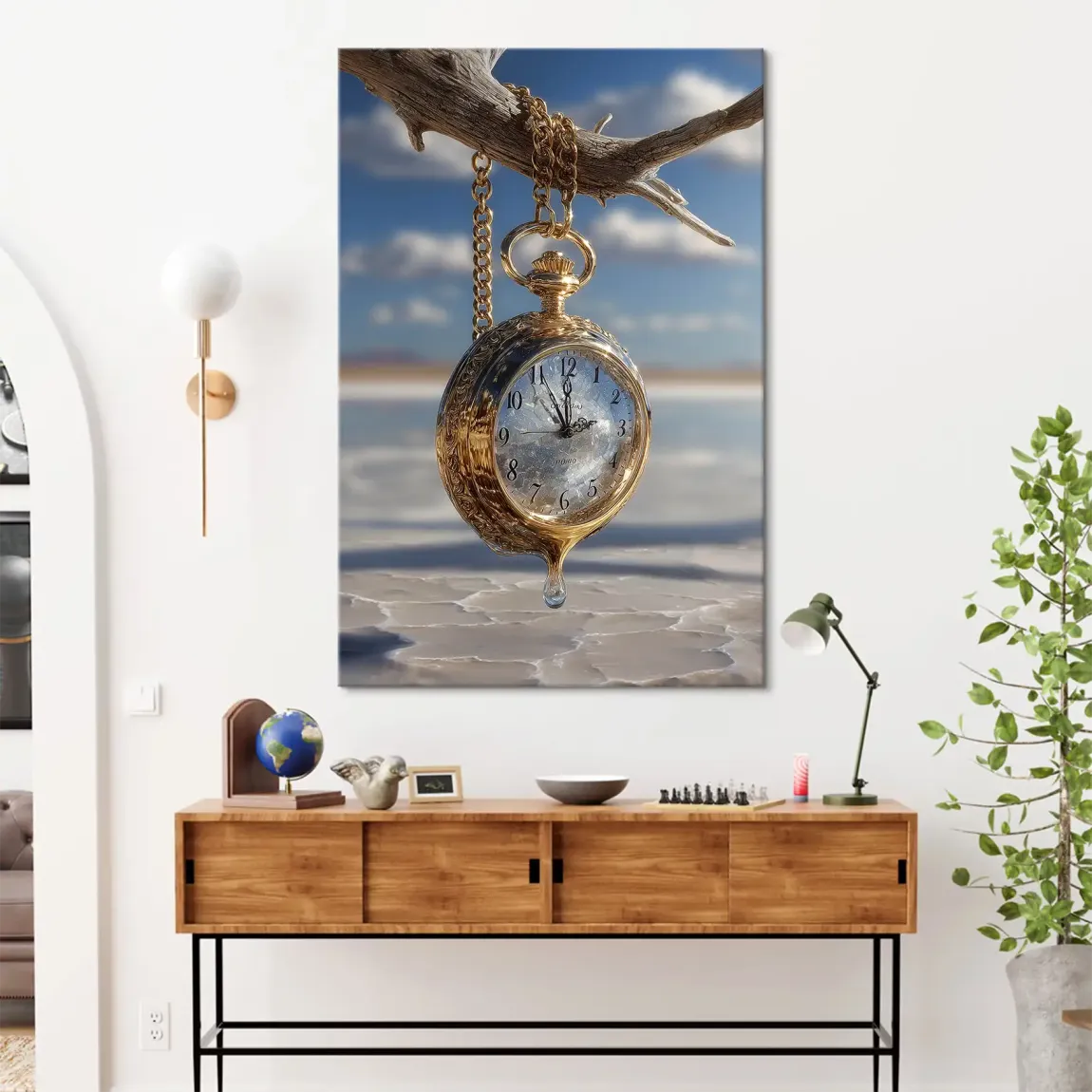 Dali Time Leinwand Bild