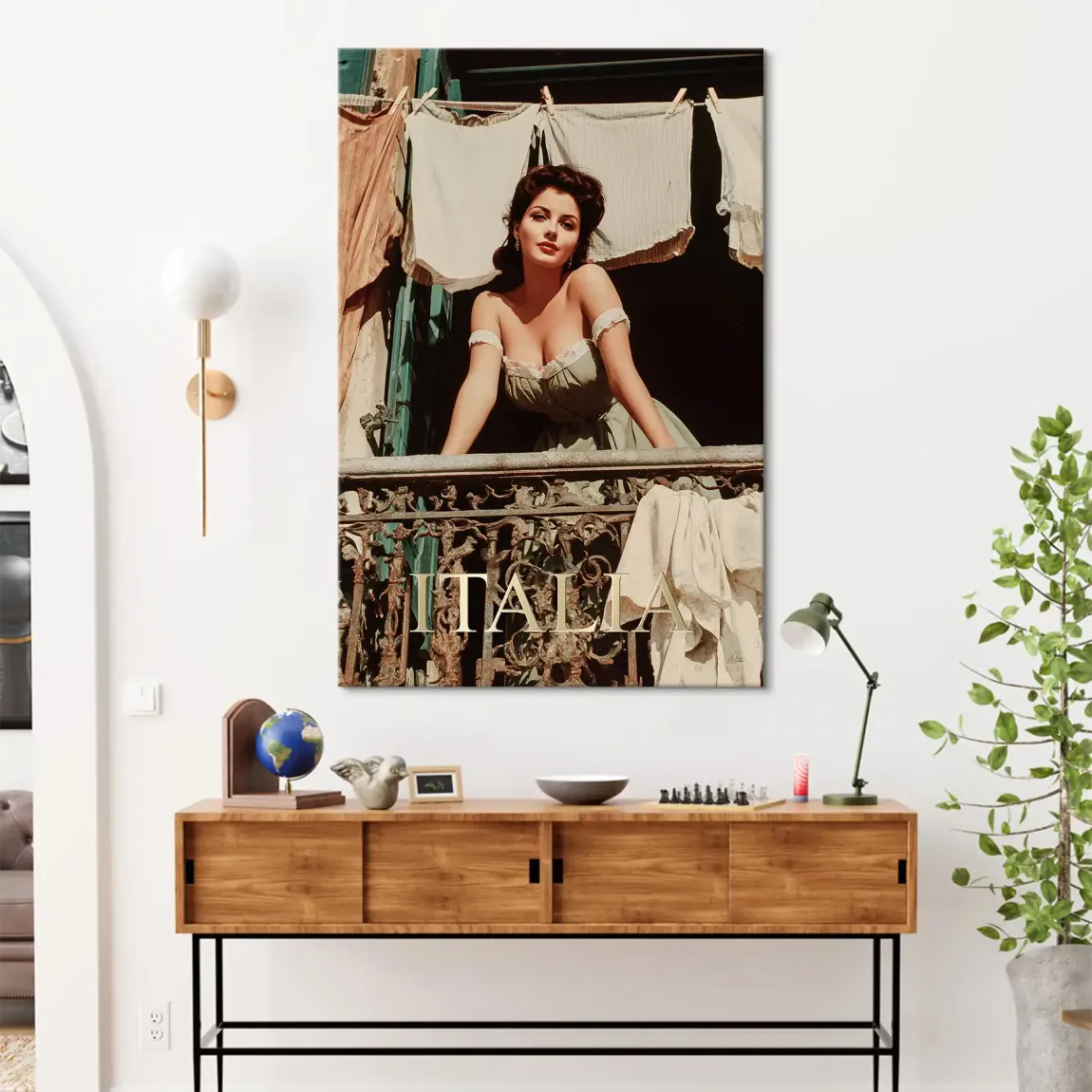 Bella Donna Leinwand Bild