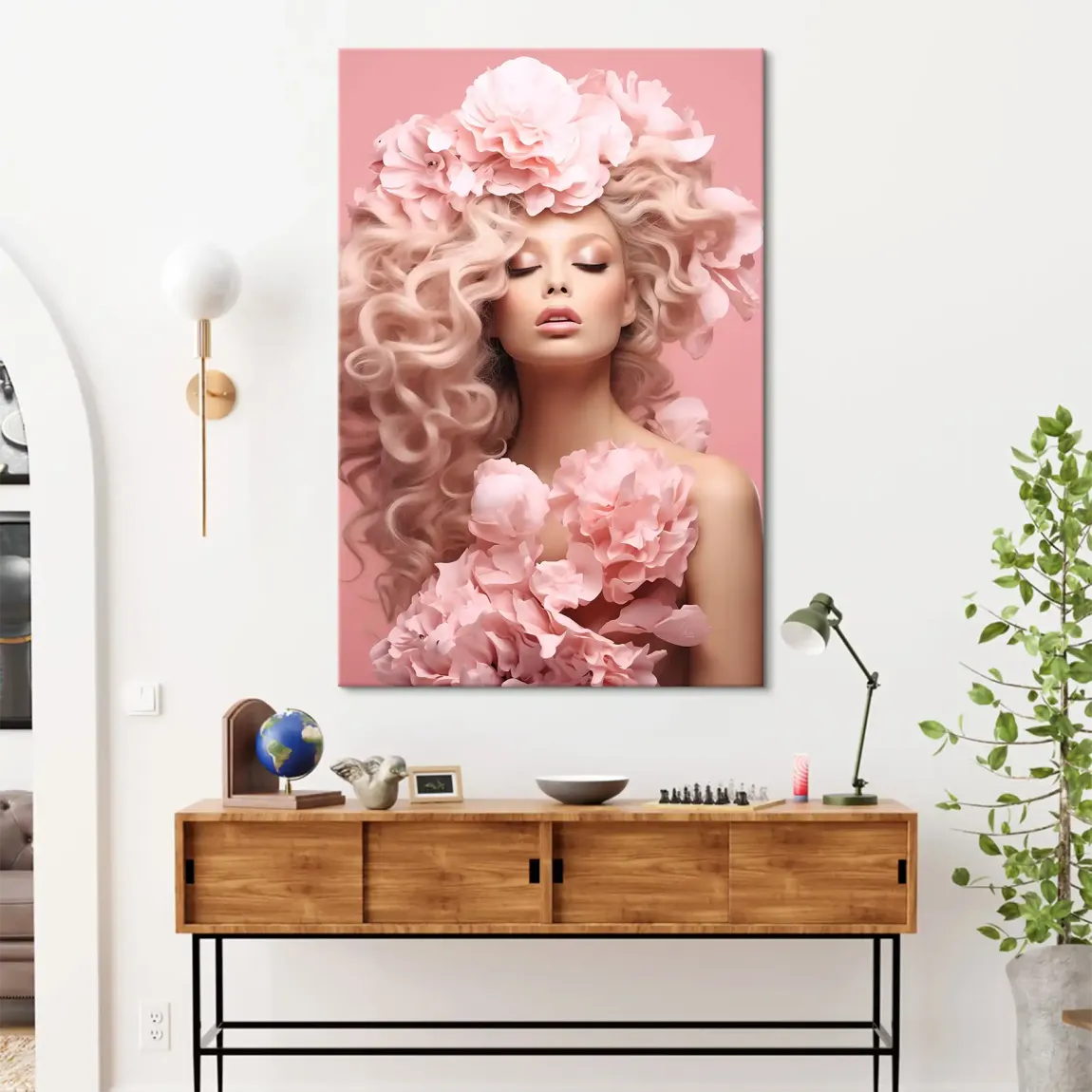 Rose Couture Leinwand Bild
