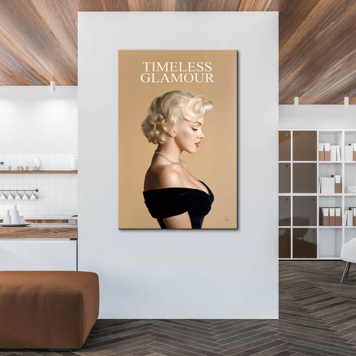 Marilyn Monroe Glam Allure Leinwand Bild