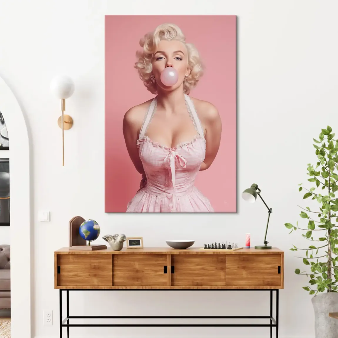 Monroe Bubble Charm Leinwand Bild