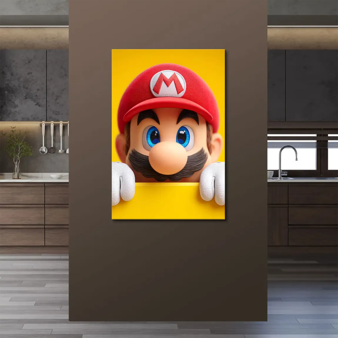 Mario Ikone Leinwand Bild
