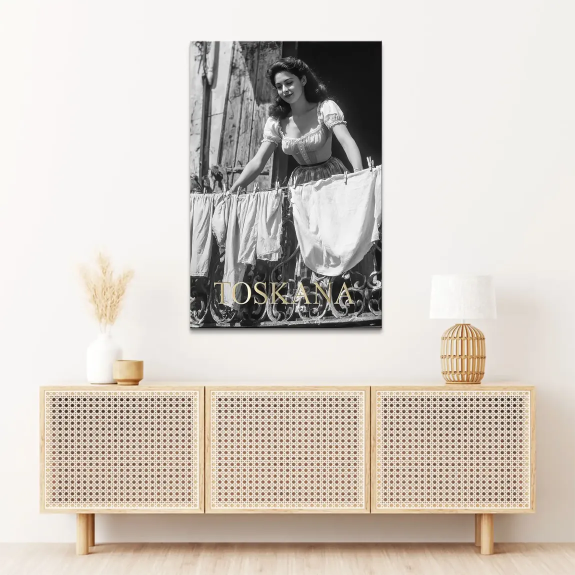 Bella Toskana Leinwand Bild