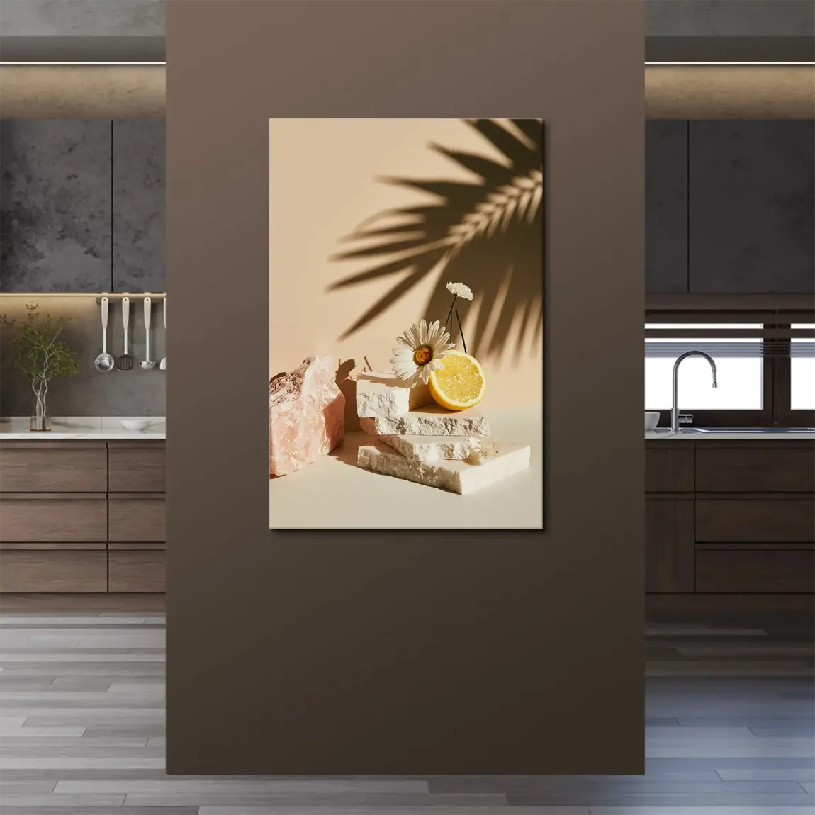 Zitrus Blüte Leinwand Bild