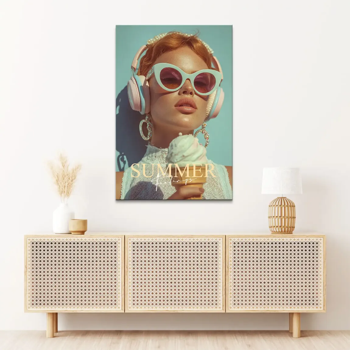 Summerfeeling Leinwand Bild