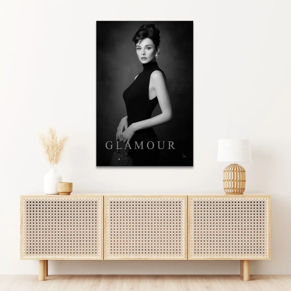 Audrey Glam Allure Leinwand Bild